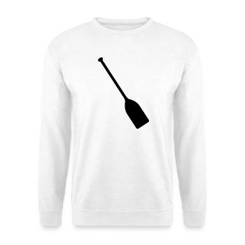 Pagaie en kayak - Sweat-shirt Unisexe - blanc - Devant
