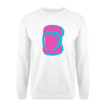 Knieschoner Rollschuhfahren Roller Derby Skaten - Unisex Pullover - Weiß - Vorne