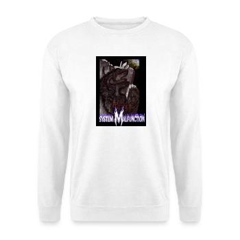Dysfonctionnement système Cyberpunk Glitchcore Graphic Te - Sweat-shirt Unisexe - blanc - Devant