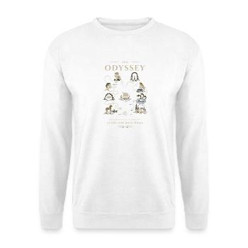 Odyssey Voiles des Héros - Sweat-shirt Unisexe - blanc - Devant
