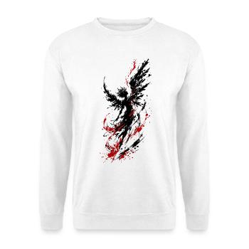 Ange Noir Ailes Déchirées – Dark Angel Manga Gothi - Sweat-shirt Unisexe - blanc - Devant