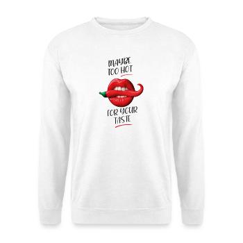 Ein sehr würziger Gaumen - Unisex Pullover - Weiß - Vorne