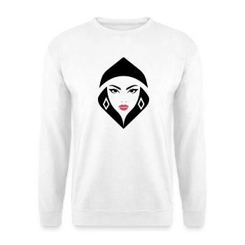 Cobra Queen – powerful, feminine, and commanding - Unisex Sweatshirt - white - Front