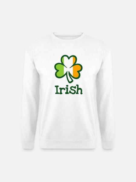 Irisches Kleeblatt - Unisex Pullover - Weiß