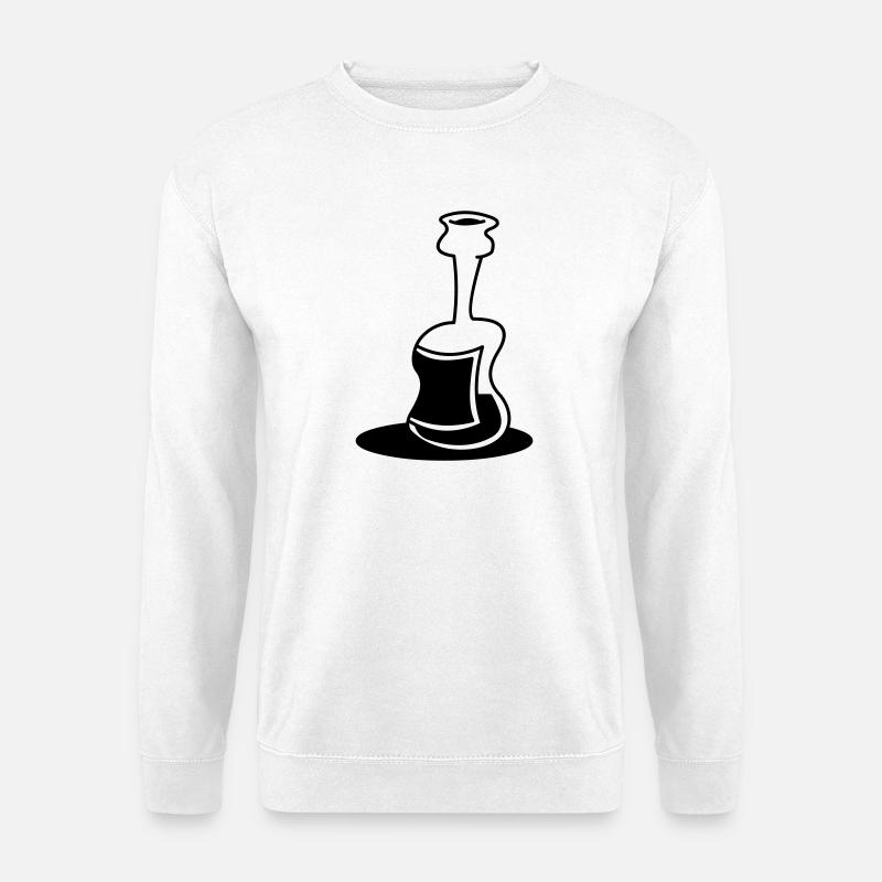 Flasche - Unisex Pullover - Weiß