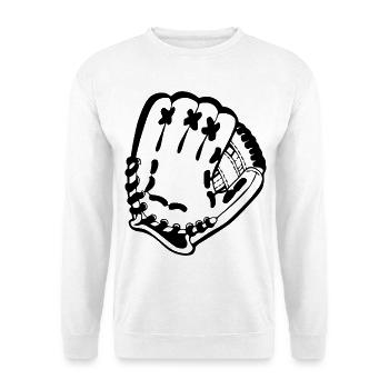 Baseball - Unisex Pullover - Weiß - Vorne