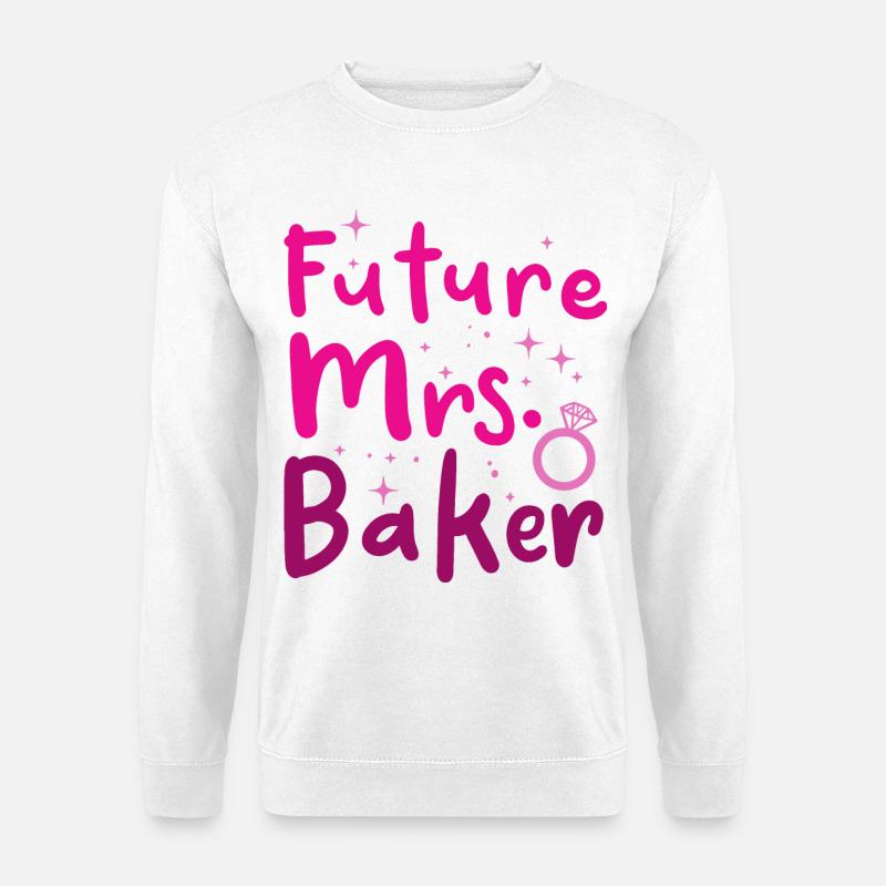 Frau Bäckerin - Unisex Pullover - Weiß