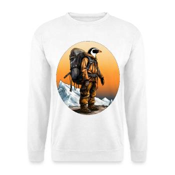 Pingouins Randonnée / Alpiniste Pingouin - Sweat-shirt Unisexe - blanc - Devant