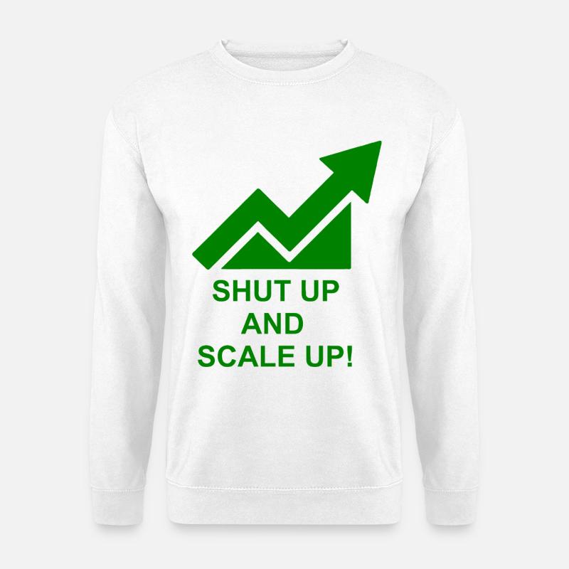 Onlinebusiness Motivation - Unisex Pullover - Weiß