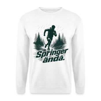 Running Hiver Suède - Springer Ändå Motivation - Sweat-shirt Unisexe - blanc - Devant