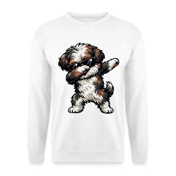 Dabting af Bolonka Zwetna - Unisex sweater - hvid - Foran