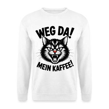 Kaffee gehört mir - Unisex Pullover - Weiß - Vorne