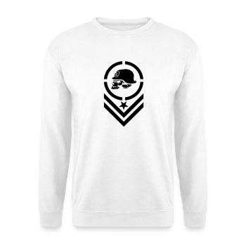 Totenkopf - Unisex Pullover - Weiß - Vorne