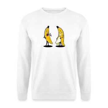 Funny bananas - Unisex Sweatshirt - white - Front