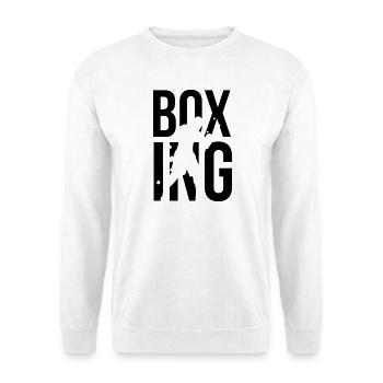 boxing boxen - Unisex Pullover - Weiß - Vorne