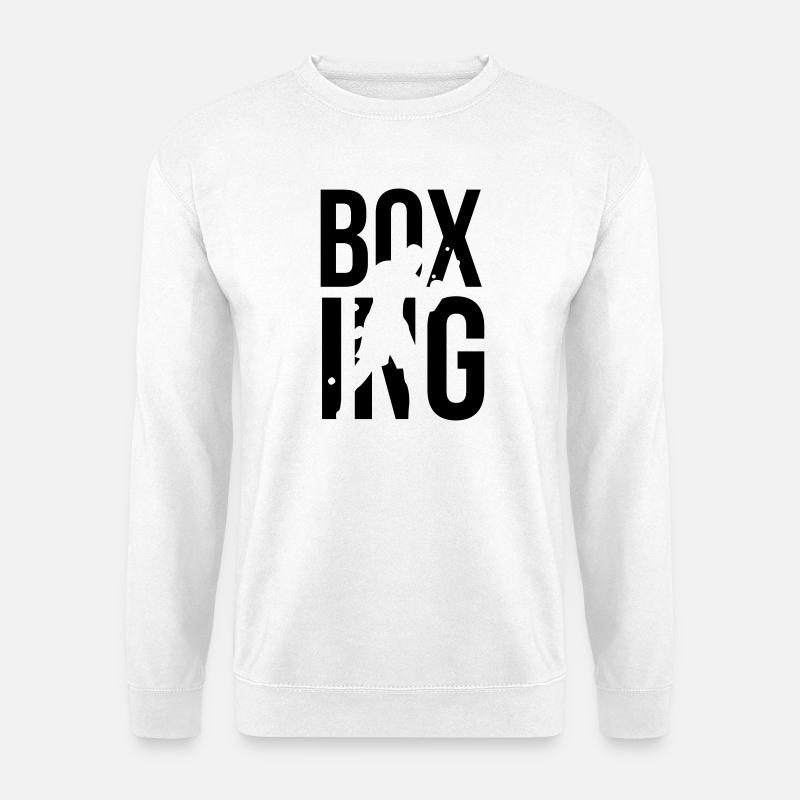 boxing boxen - Unisex Pullover - Weiß