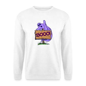 Geister Saying Halloween Grusel - Unisex Pullover - Weiß - Vorne
