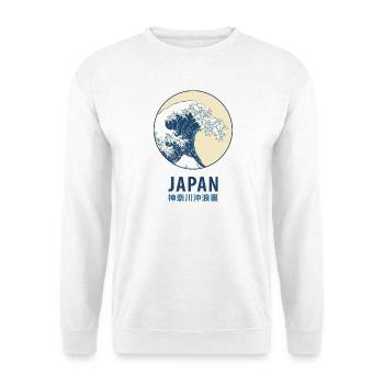 Kanagawa, Japan - Unisex Pullover - Weiß - Vorne