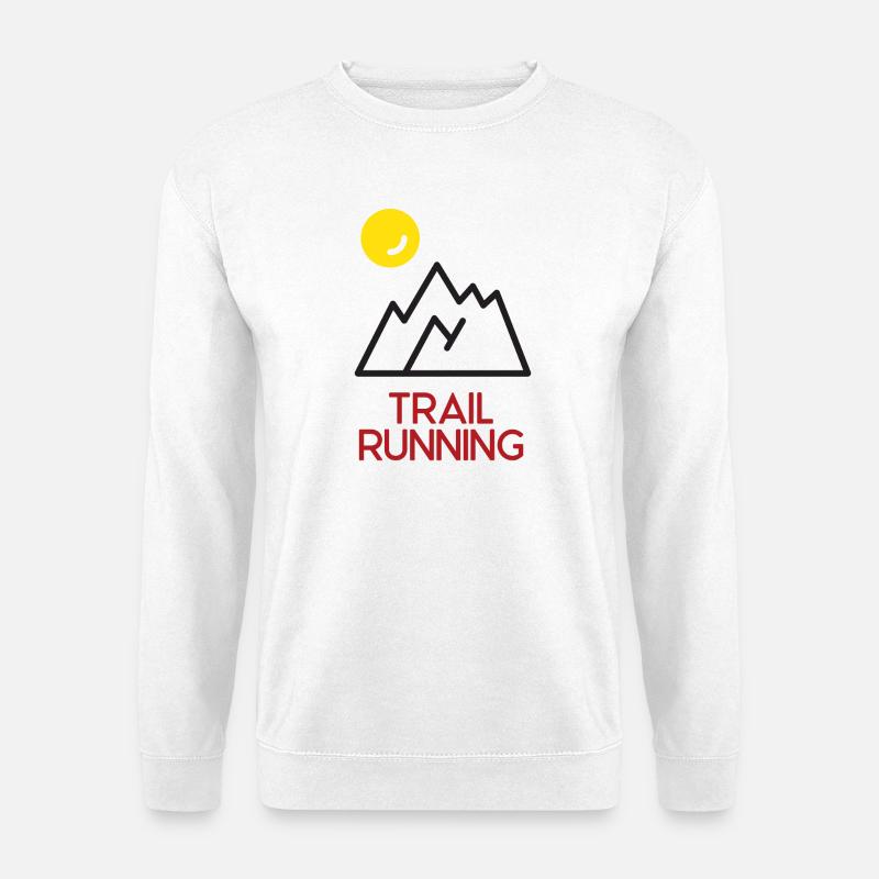 Trailrunning - Unisex Pullover - Weiß