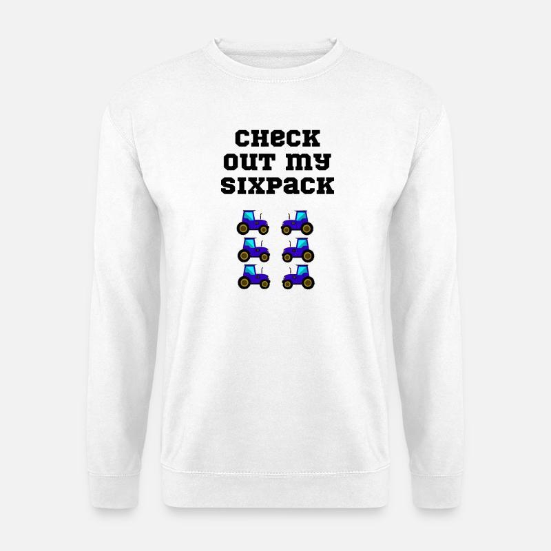 Tractor Tractor Sixpack - Unisex Sweatshirt - white