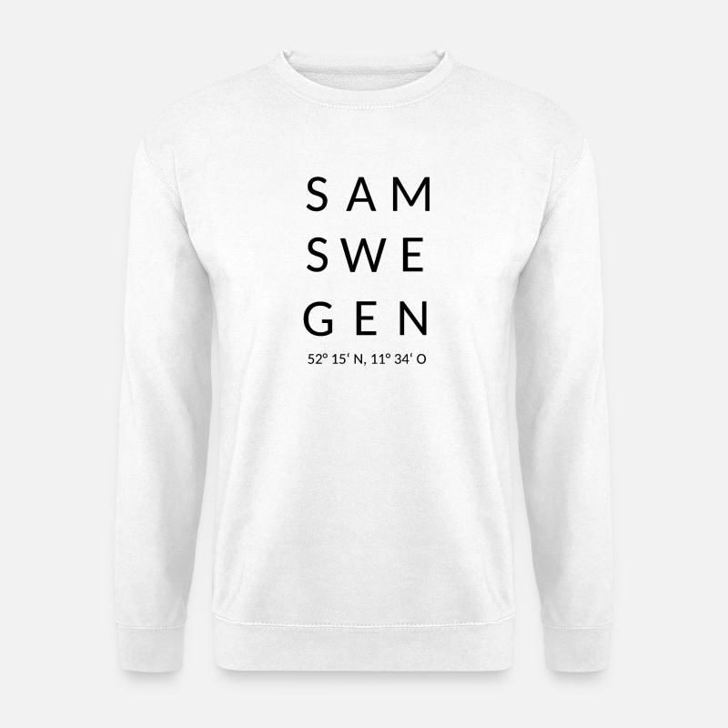 Samswegen black - Unisex Sweatshirt - white