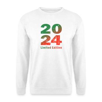 Born in 2024, limited edition romper - Unisex Sweatshirt - white - Front