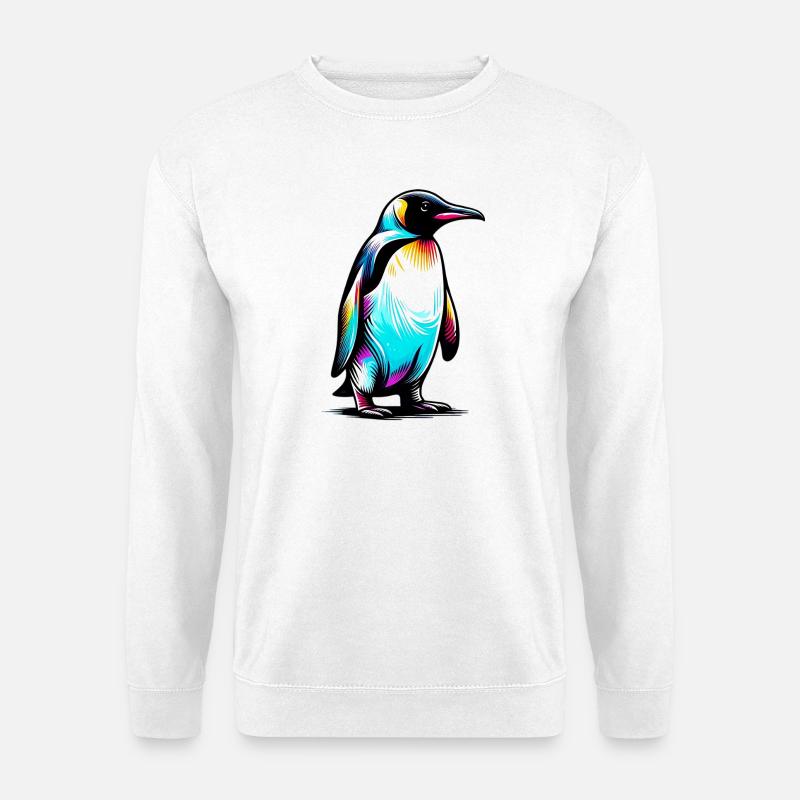 Pinguin - Unisex Pullover - Weiß