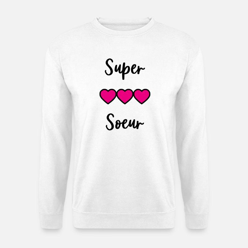 SUPER SCHWESTER - Unisex Pullover - Weiß