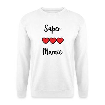 SUPER MAMIE - Sweat-shirt Unisexe - blanc - Devant