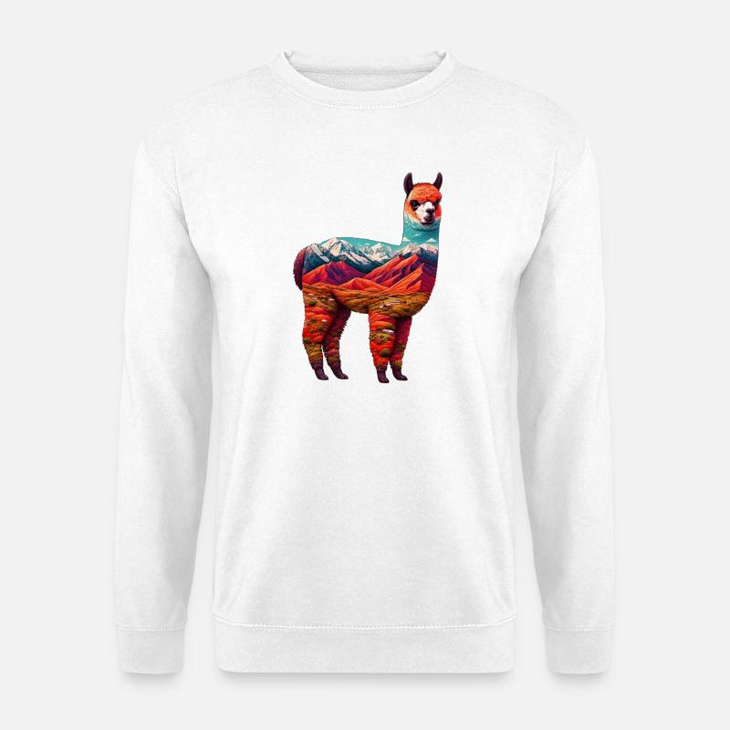 Alpaca - Unisex Sweatshirt - white