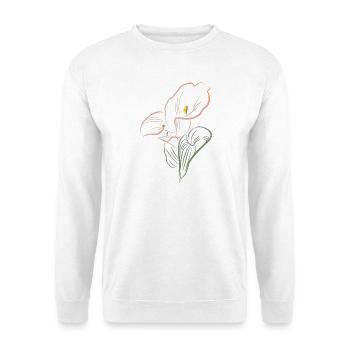 CALLA mix AutmnOrange2 - Unisex Sweatshirt - white - Front