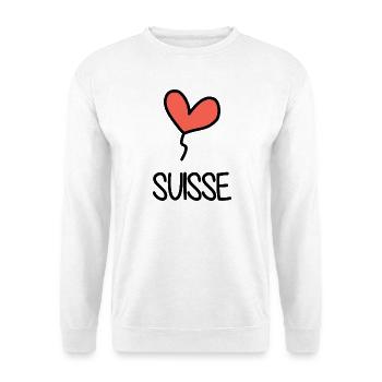 SWITZERLAND. HUMOR. COUNTRY - Unisex Sweatshirt - white - Front
