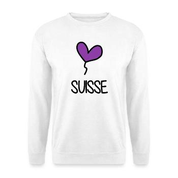 SWITZERLAND. COUNTRY - Unisex Sweatshirt - white - Front