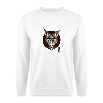 Mystischer Kojote - Unisex Pullover - Weiß - Vorne