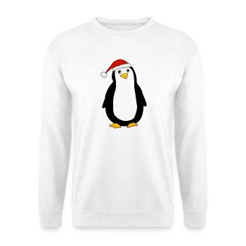 Pingouin de Noël - Sweat-shirt Unisexe - blanc - Devant