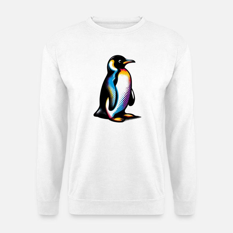 Penguin - Unisex Sweatshirt - white