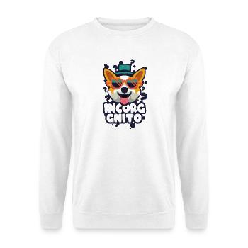Corgi Spy Dog - Unisex Sweatshirt - white - Front