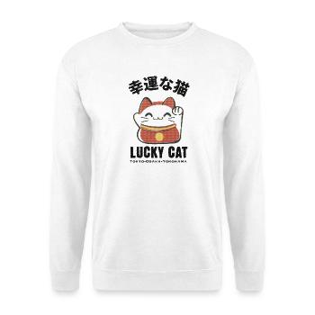 Lucky Cat - Unisex Sweatshirt - white - Front