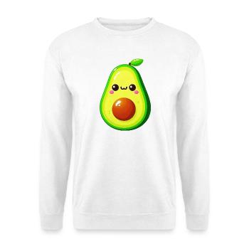 Avocado - Unisex Pullover - Weiß - Vorne