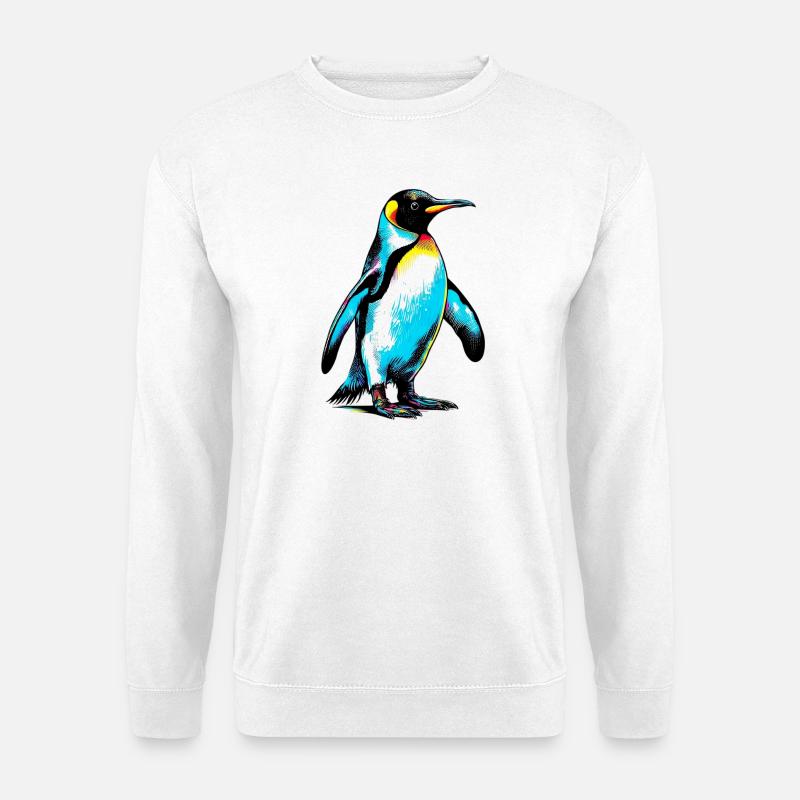 Pinguin - Unisex Pullover - Weiß