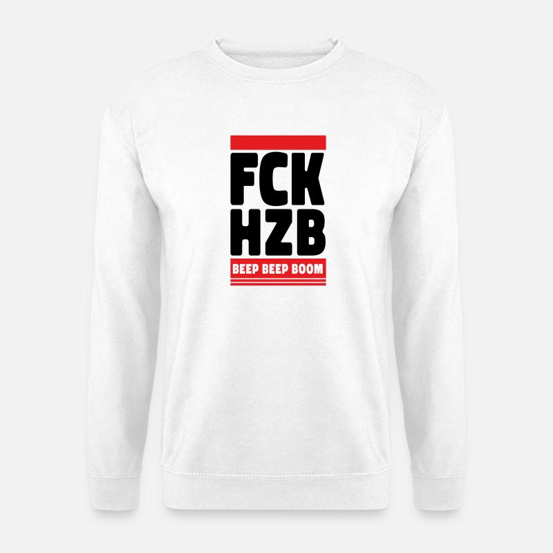 Gegen antisemitismus statement - Unisex Pullover - Weiß