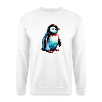 Pingouin - Sweat-shirt Unisexe - blanc - Devant