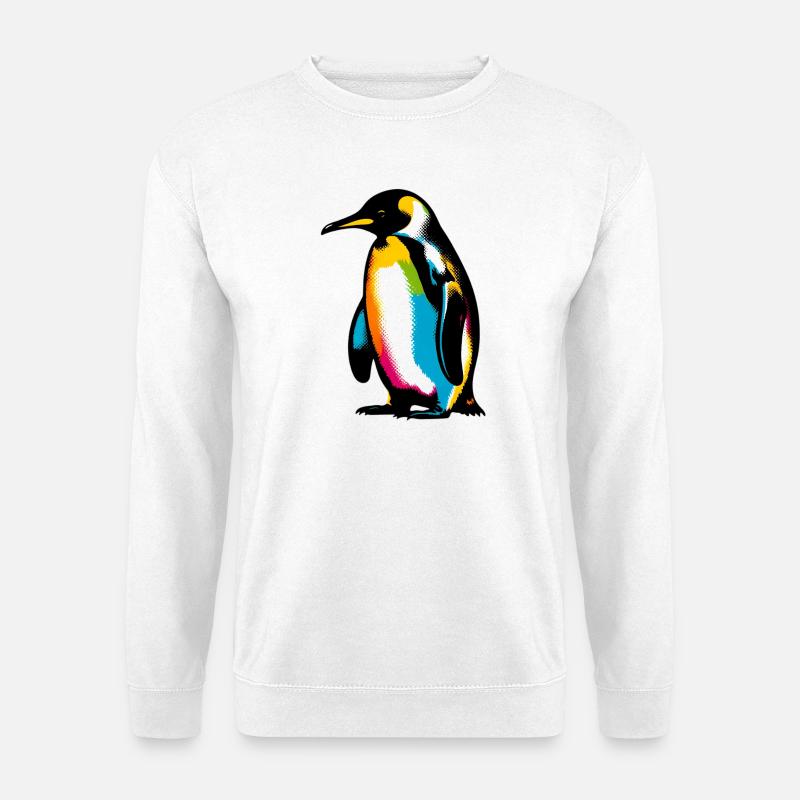 Pinguin - Unisex Pullover - Weiß