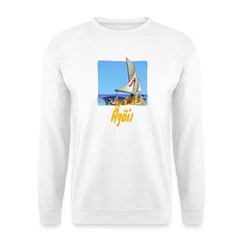 Ägäis - Unisex Pullover - Weiß - Vorne