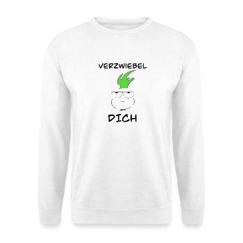 Moody onion - Unisex Sweatshirt - white - Front