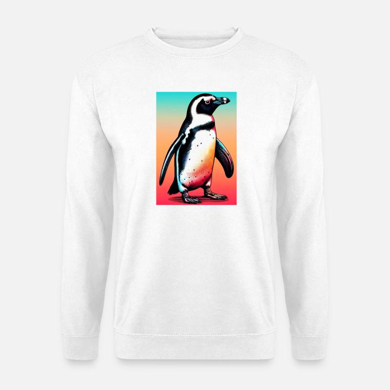 Pinguin - Unisex Pullover - Weiß