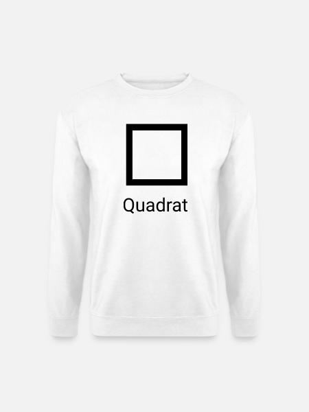 LiGu Design - Square - with Font - Unisex Sweatshirt - white