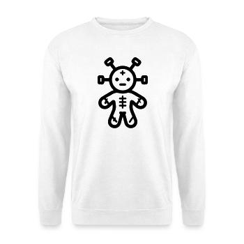 Voodoo-Puppe - Unisex Pullover - Weiß - Vorne