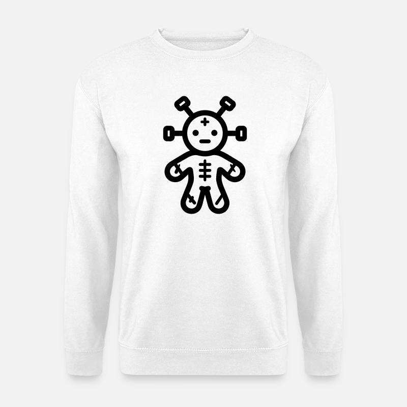 Voodoo Doll - Unisex Sweatshirt - white