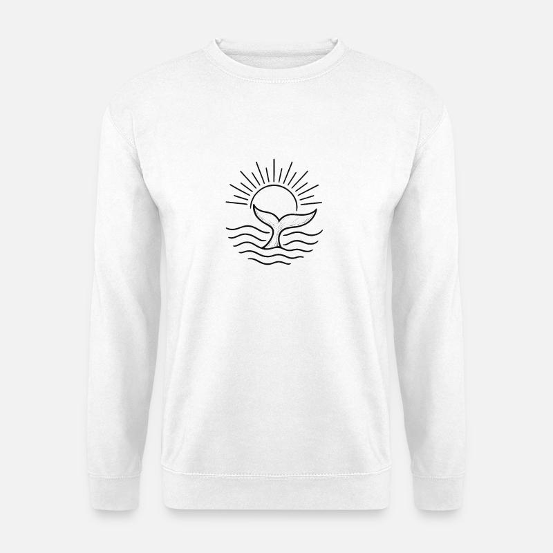 Wal - Unisex Pullover - Weiß